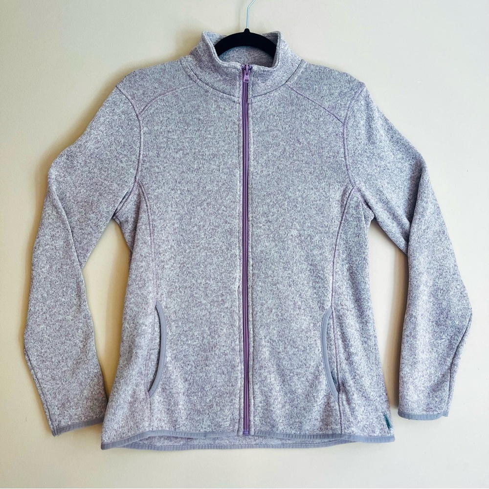 Eddie Bauer Women's Heathered Pink Purple Ski Jacket, Size L